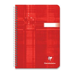 Clairefontaine - kroužkový blok - A5, 90 l., linkovaný, mix barev