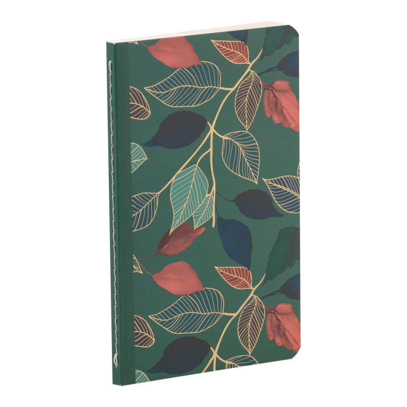 Sešit Gaia blue, 9x14cm, 48 listů, linkovaný - zelená