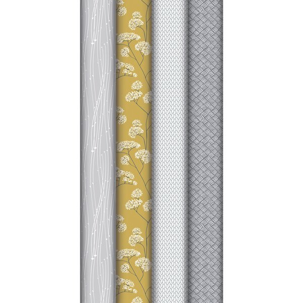 Dárkový balicí papír Cocooning 2 x 0,7 m, mix motivů