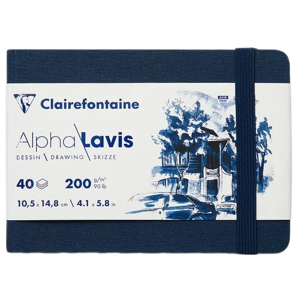 Skicák Alpha Lavis A6 (200g/m2,40 listů)