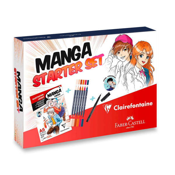 Kreativní sada Clairefontaine Manga Starter Set Clairefontaine
