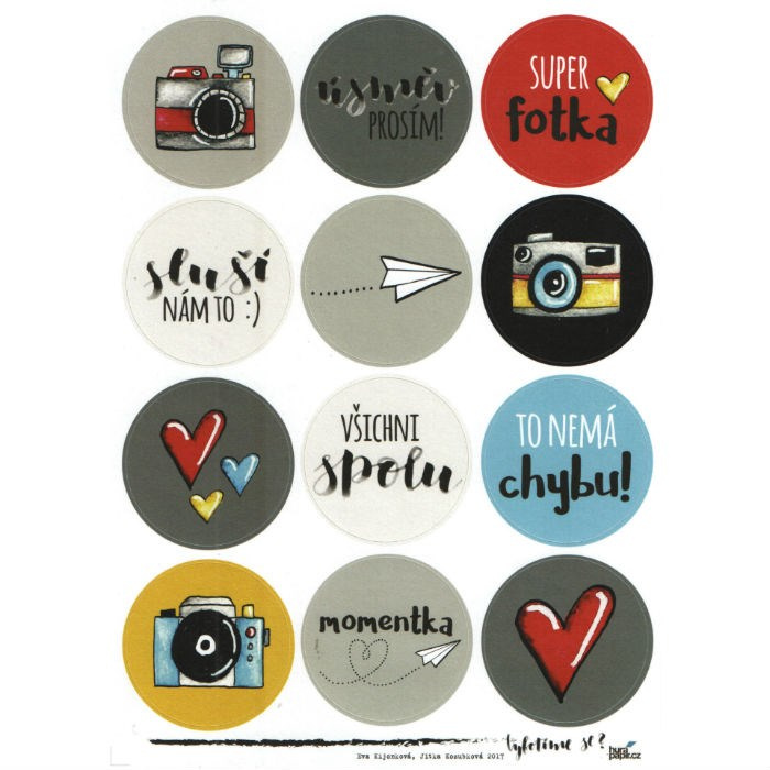 Samolepky A5 - Fotoaparát č.2