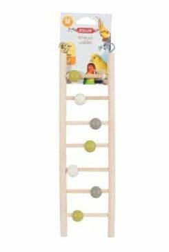 Žebřík pro ptáky dřevěný 7 příček 35cm Zolux 1 ks