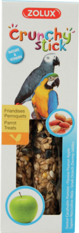 Crunchy Stick Parrot Buráky/Jablko 2ks Zolux 1 bal.