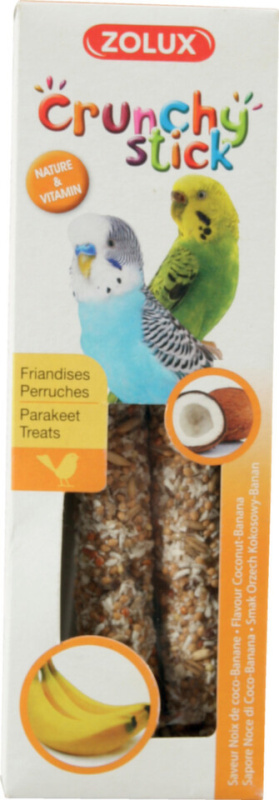 Crunchy Stick Parakeet Proso/Banán 2ks Zolux 1 bal.