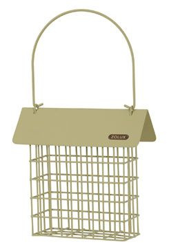 Krmítko venk. CUBICO na loj.bl.s kov zelená 29cm Zolux