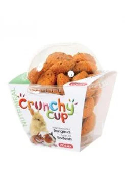 Pochoutka CRUNCHYCUP mrkev/len pro hlod 200gZolux