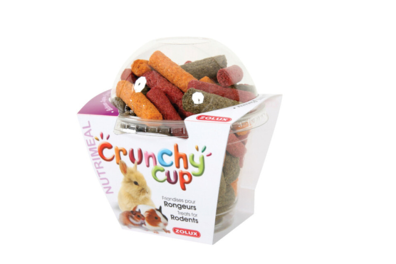 Pochoutka CRUNCHYCUP vojtěš/mrk/řepa pro hlod 180g