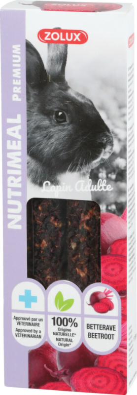 Pochoutka NUTRIMEAL STICK červ.řepa pro králíky 115g