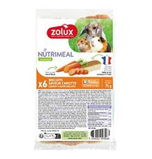 Poch. NUTRIMEAL Cookies hlodavci mrkev 6ks Zolux 6ks