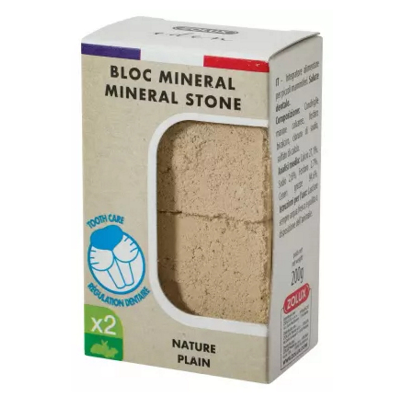 Minerální kámen EDEN hlodavci přírodní  Zolux 2x200g