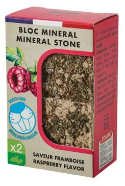 Minerální kámen EDEN hlodavci malina Zolux 2x200g