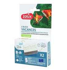 Blok krmný HOLIDAY pro akv.ryby  Zolux 2x40g