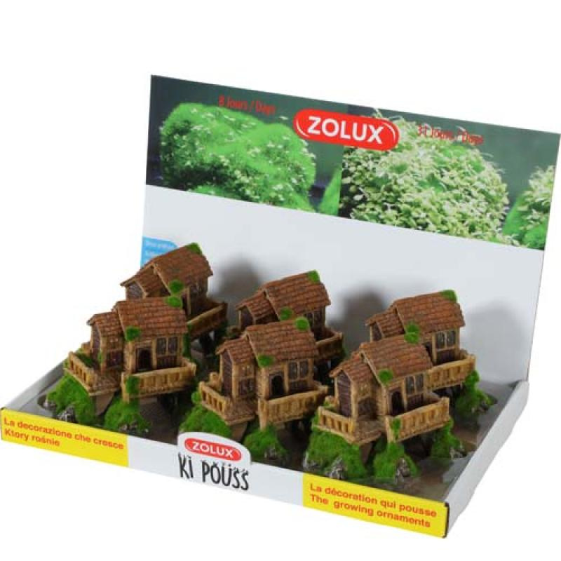 Akvarijní dekorace Kipouss Chata Zolux S