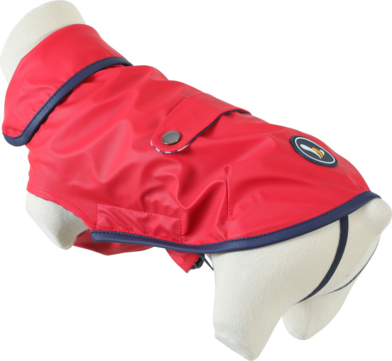 Obleček pláštěnka pro psy ST MALO červená Zolux 25cm