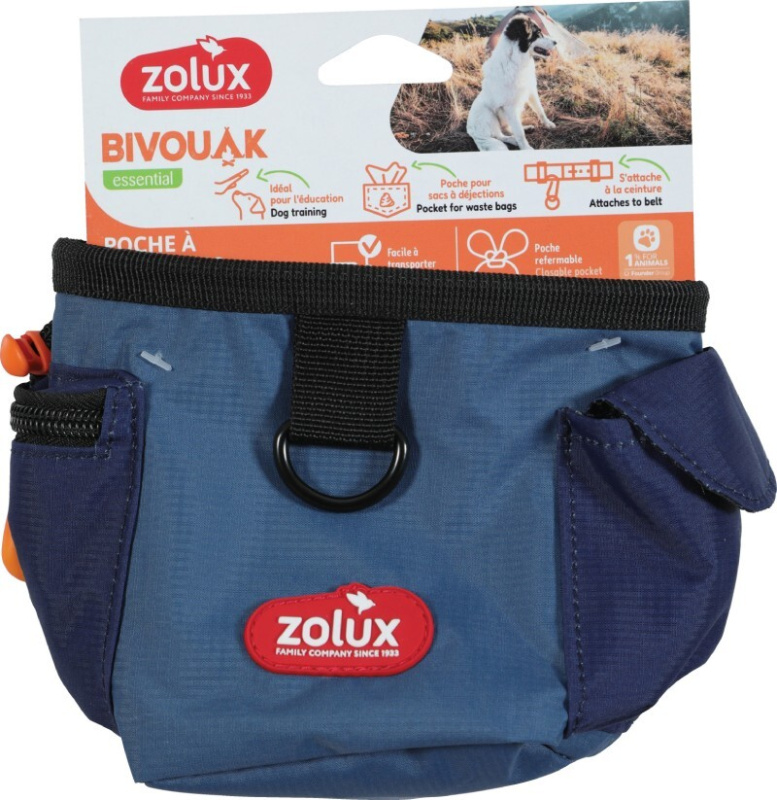 Taška na pamlsky BIVOUAK modrá Zolux 1 ks modrá