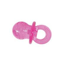 Hračka pes dudlík TPR POP PACIFIER růžová Zolux 7 cm