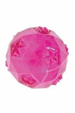 Hračka pes míček TPR POP BALL 6cm růžová Zolux 1 ks