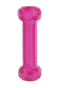 Hračka pes kost TPR POP STICK Zolux 25cm růžová