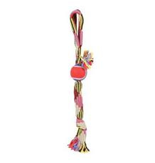 Hračka pes TENNIS BALL ROPE laso Zolux 50 cm