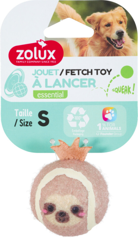 Hračka pes TENNIS BALLS míček Lenochod Zolux S
