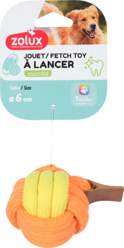Hračka pes TWIST Míček 6cm Zolux