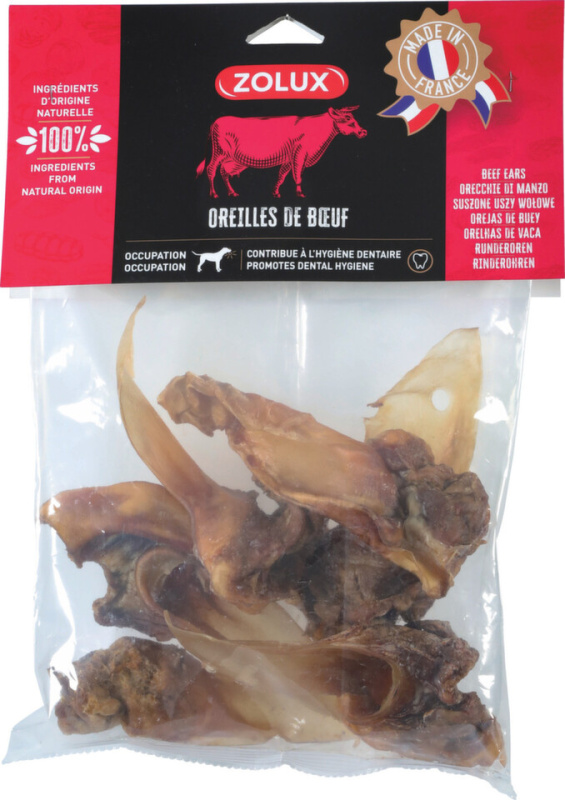 Pochoutka Hovězí uši  Zolux 400g