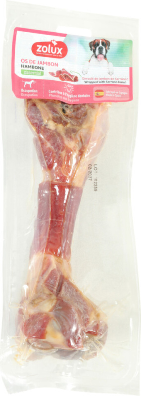Pochoutka pes Kost Serrano celá Zolux 1ks/350g