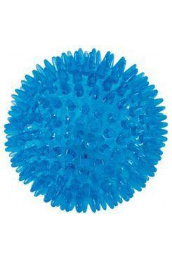 Hračka pes BALL SPIKE TPR POP 8cm s ostny tyrkysZolux