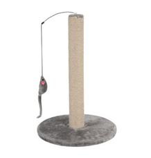 Škrabadlo sloupek s hračkou šedá Zolux 63 cm