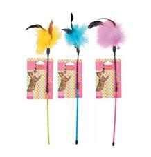 Hračka kočka udice Feather Duster mix barev Zolux 1 ks