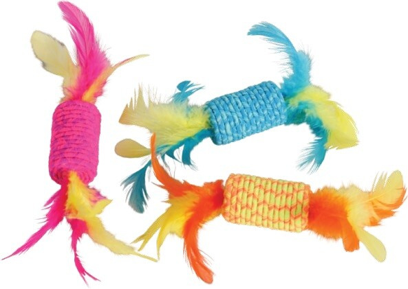 Hračka kočka Elastic Candy mix barev Zolux 1 ks