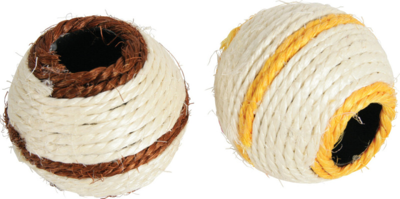 Hračka kočka Sisal Ball Zolux