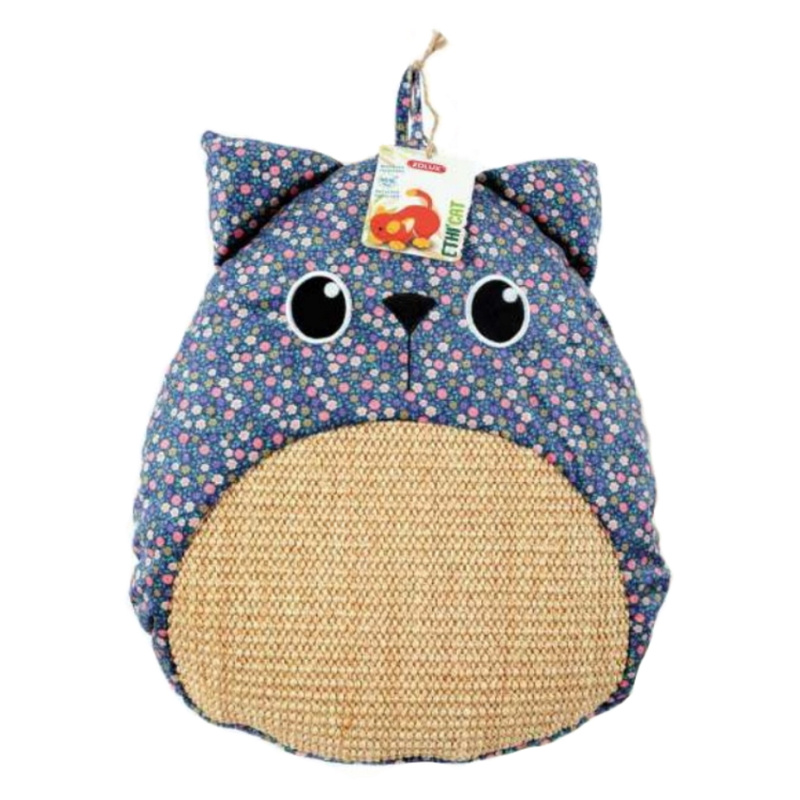 Hračka kočka ETHICAT FLORAL škrabadlo catnip Zolux