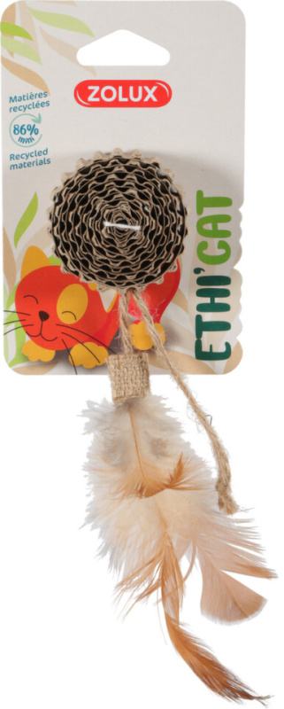 Hračka kočka ETHICAT KARTON disk Zolux