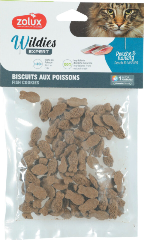 Pochoutka WILDIES rybí sušenky  Zolux 50 g