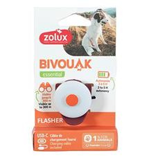Světýlko blikací BIVOUAK USB červená Zolux 1 ks
