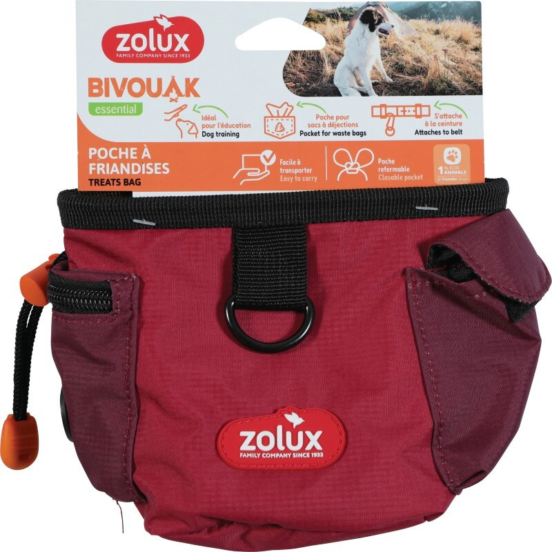 Taška na pamlsky BIVOUAK červená Zolux 1 ks červená