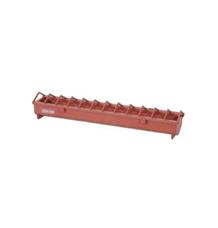 Krmítko pro drůbež žlabové  Zolux 40 cm červená