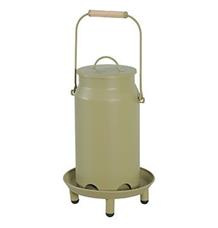 Krmítko pro drůbež plnění shora,kov Zolux 3,5l zelená