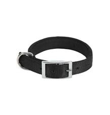 Obojek pes SOFT NYLON černý 20mm/40cm Zolux