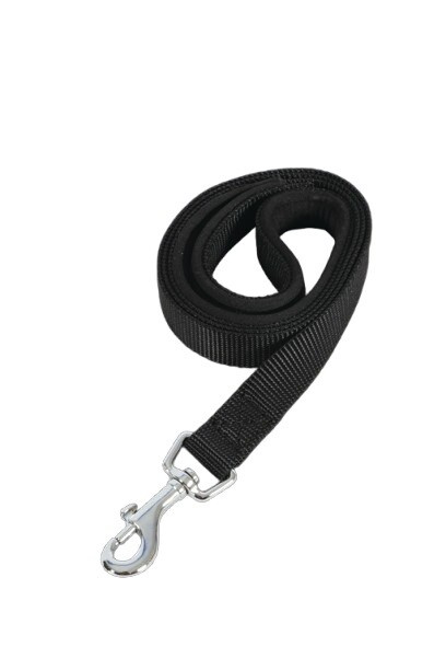Vodítko pes SOFT NYLON černé 20mm/1m Zolux