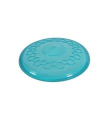 Hračka pes FRISBEE TPR POP tyrkysová 23 cm