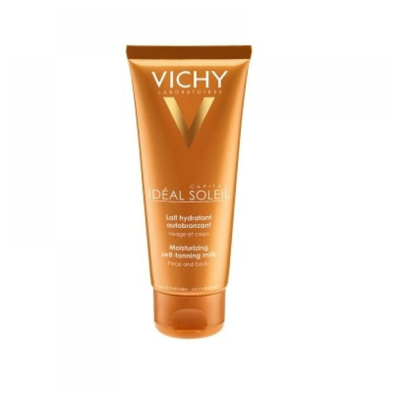 Vichy Capital Soleil hydratační samoopalovací mléko na obličej a tělo 100 ml