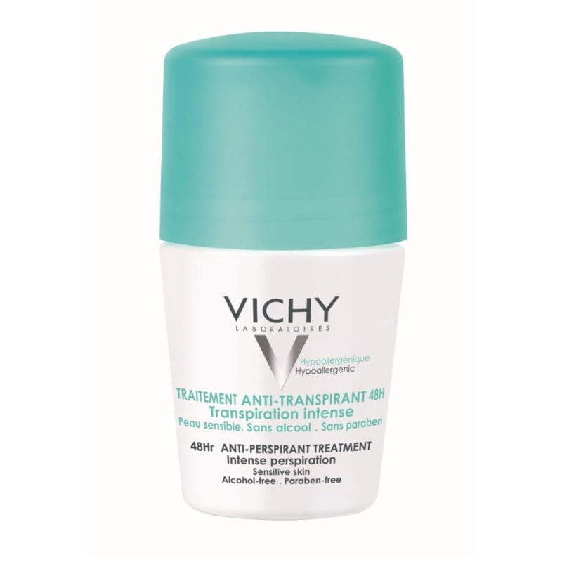 Vichy Deodorant 48h antiperspirant roll-on proti nadměrnému pocení 48h 50 ml