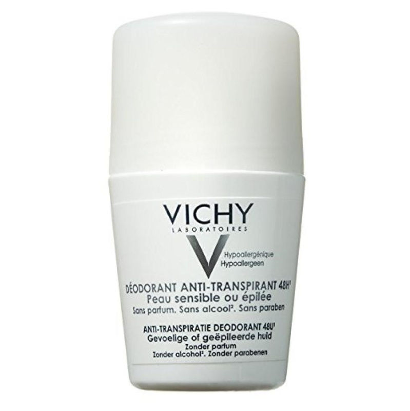 Vichy Deodorant 48h deodorant roll-on pro citlivou a podrážděnou pokožku 50 g