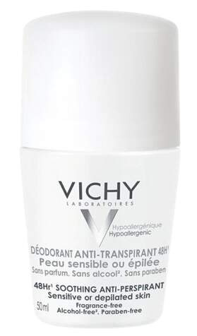 Vichy Deodorant 48h deodorant roll-on pro citlivou a podrážděnou pokožku 50 g