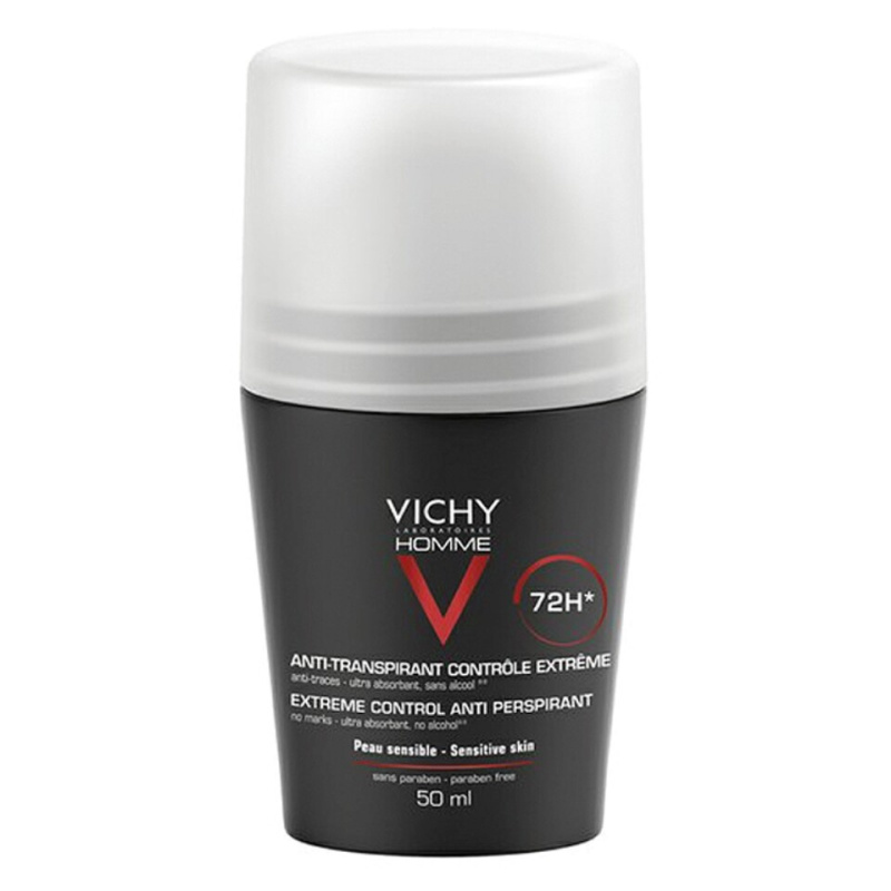 Vichy Homme Deodorant antiperspirant roll-on proti nadměrnému pocení 72h 50 ml