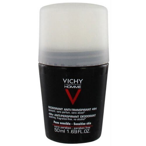 Vichy Homme Deodorant antiperspirant roll-on bez parfemace 48h 50 ml