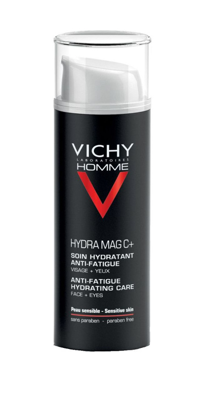 Vichy Homme Hydra-Mag C hydratační péče proti známkám únavy na pleť a oční okolí 50 ml